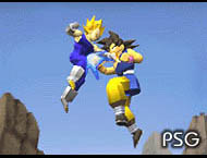 Vageta e Goku combattono